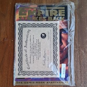 Empire Strikes Back Art Poster with Certificate